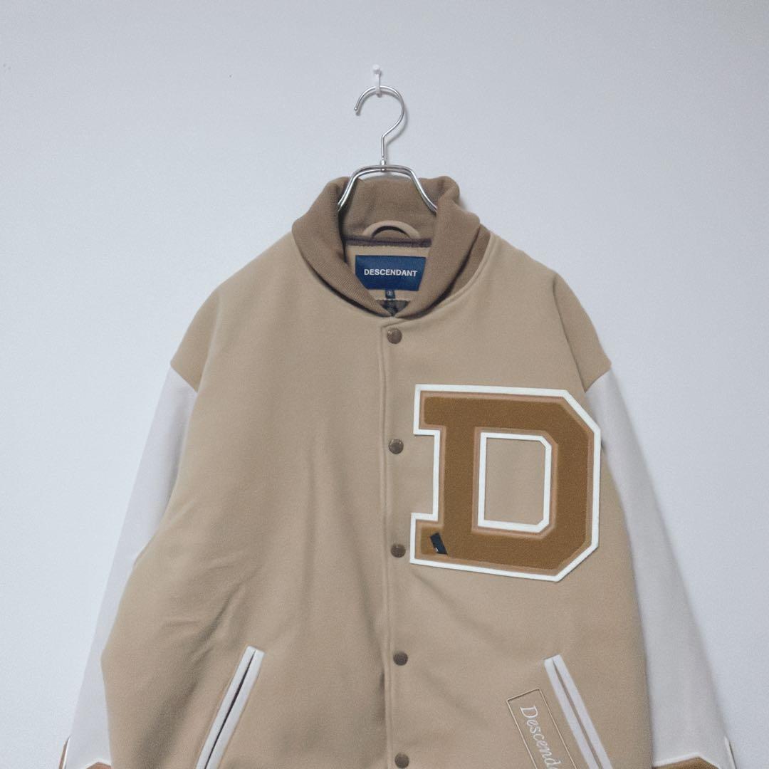 DESCENDANT スタジャン ベージュ サイズ2