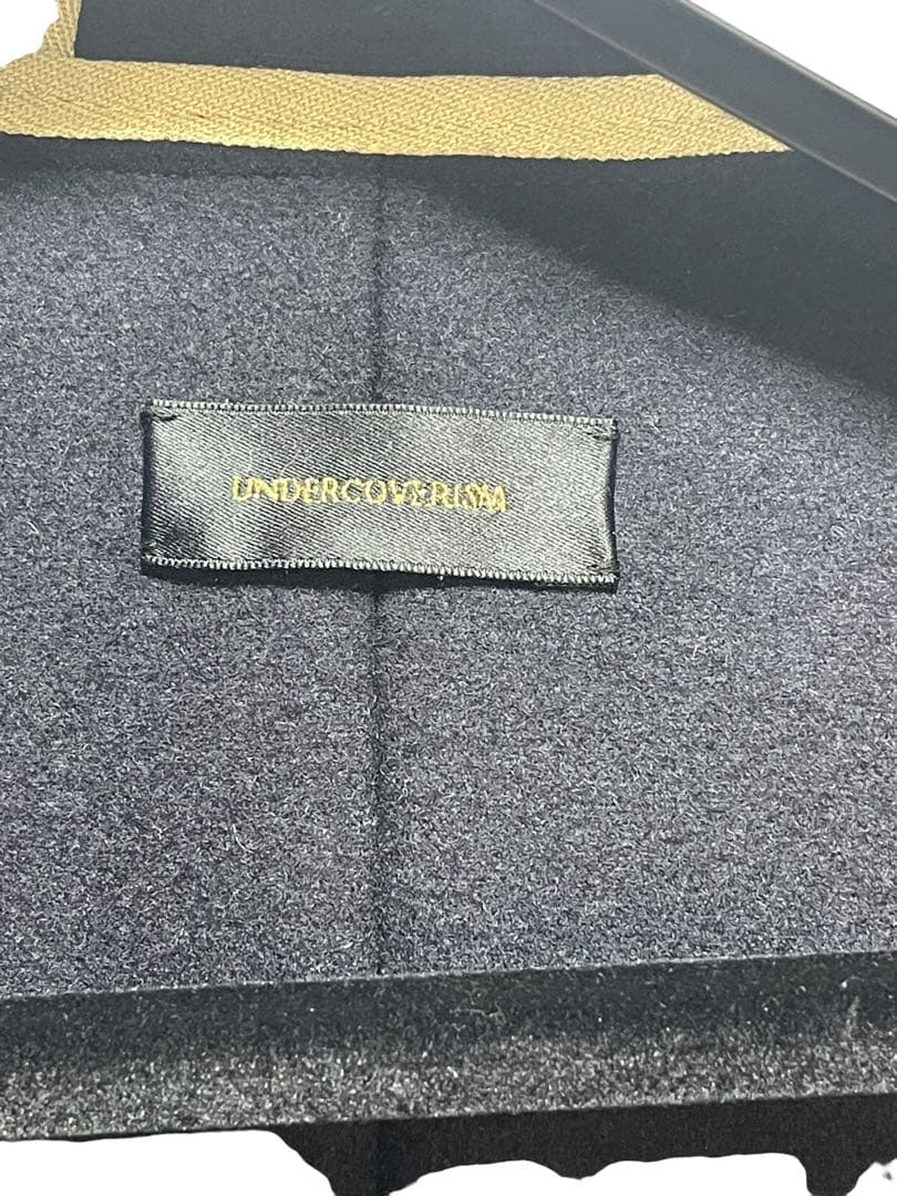 最終価格　上質UNDERCOVERISM ネイビー ダッフルコート フード付き