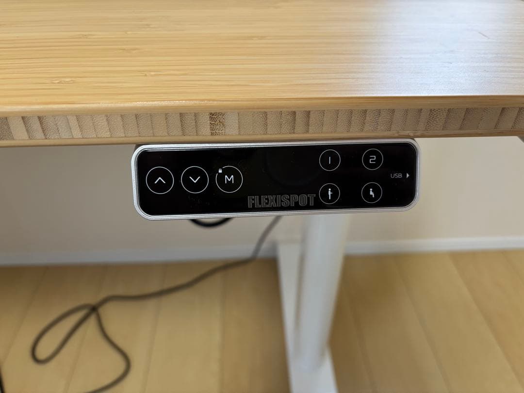 FLEXISPOT E8W bamboo 1206セット 天板60×120cm