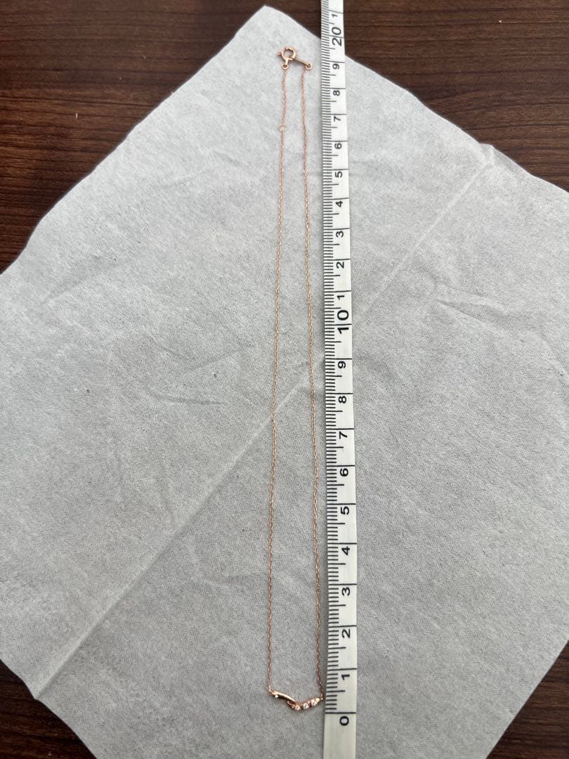 ヴァンドーム青山　k10 ゴールド　ダイヤモンド　ネックレス