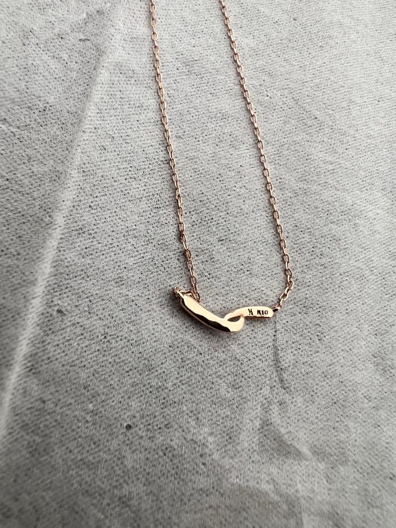 ヴァンドーム青山　k10 ゴールド　ダイヤモンド　ネックレス