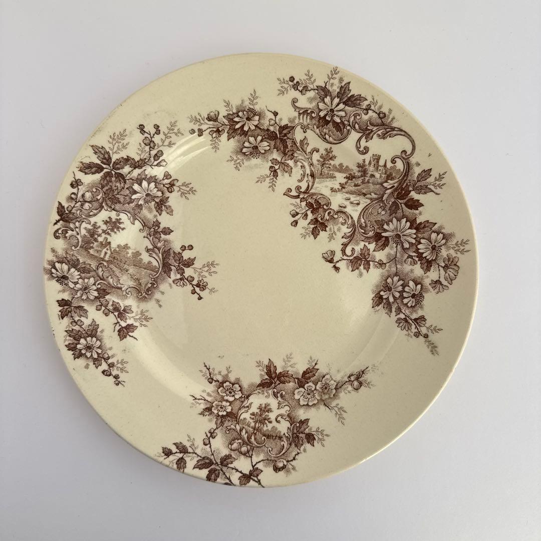 フランスアンティーク　ショワジールロワ　ポンパドール　ディナープレート