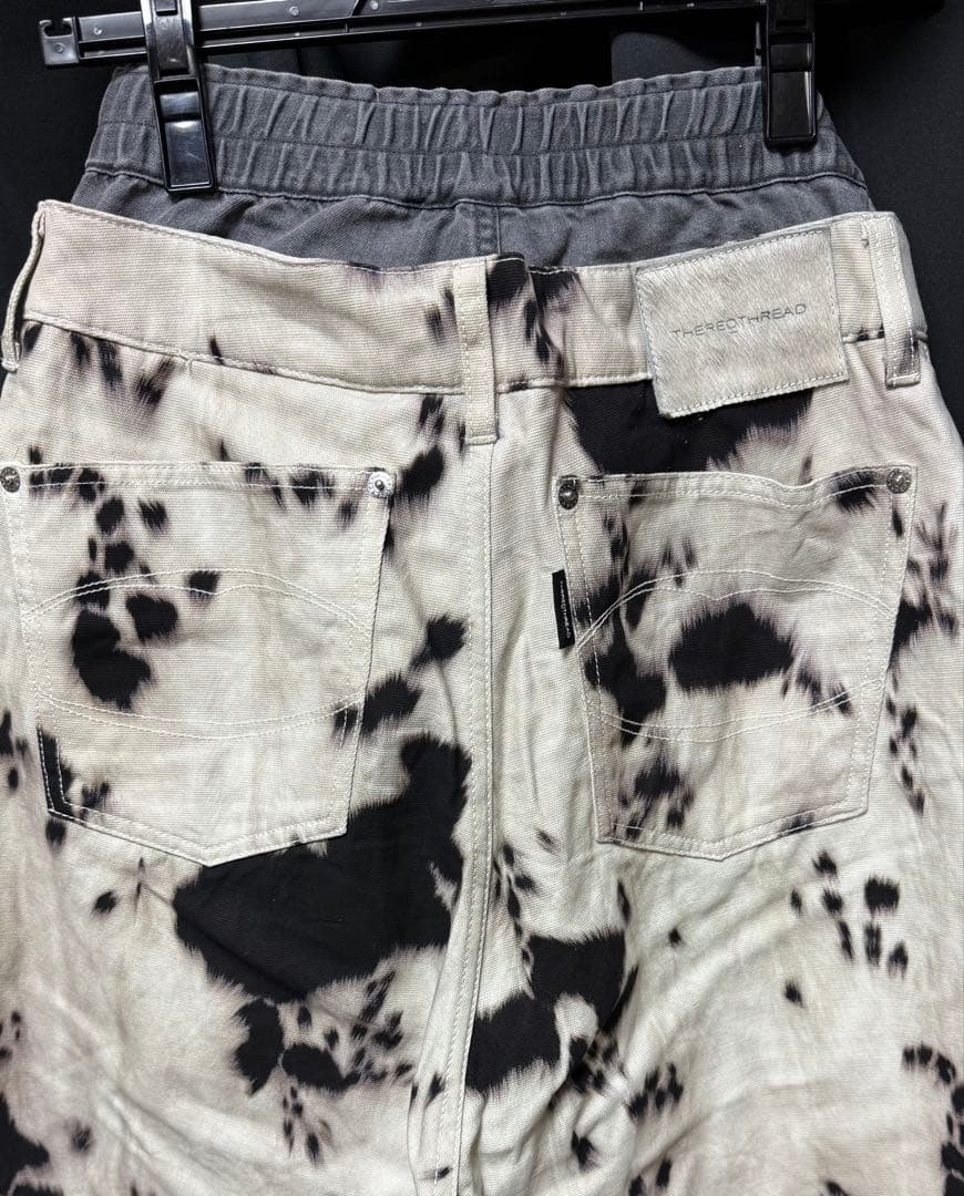 パンツ THEREDTHREAD S layered work denim