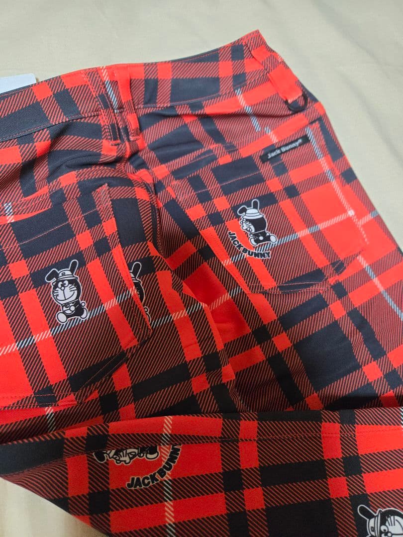 ジャックバニー　ドラえもん　ゴルフウェア　パンツ　オレンジ　M　サイズ 1　秋冬