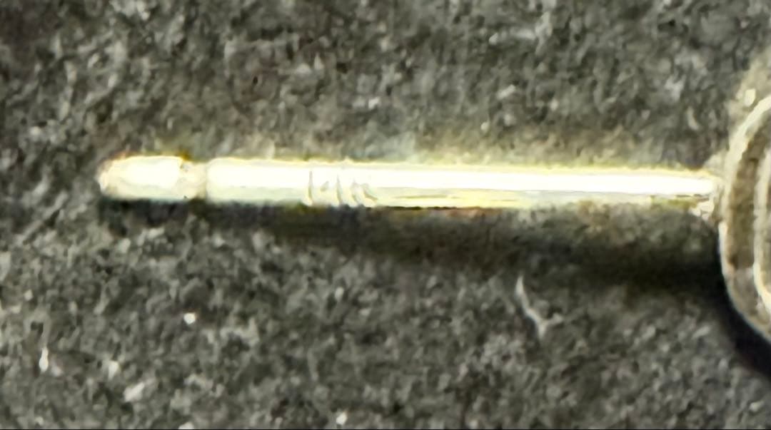 新品未使用！クロムハーツ　CHクロスベビーファットドロップイヤリング　ピアス