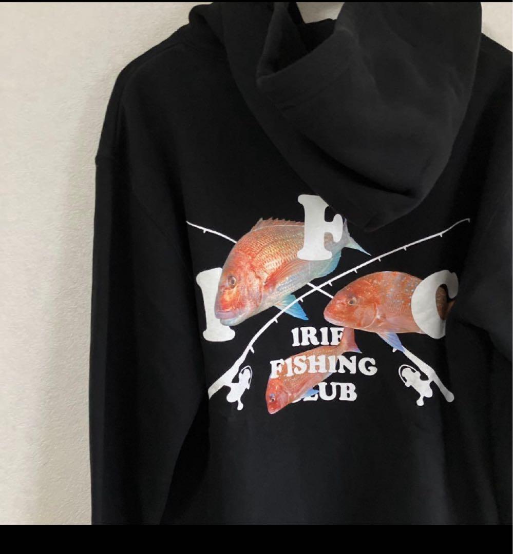 アイリーフィッシングクラブ 真鯛　スウェット パーカ L ブラック