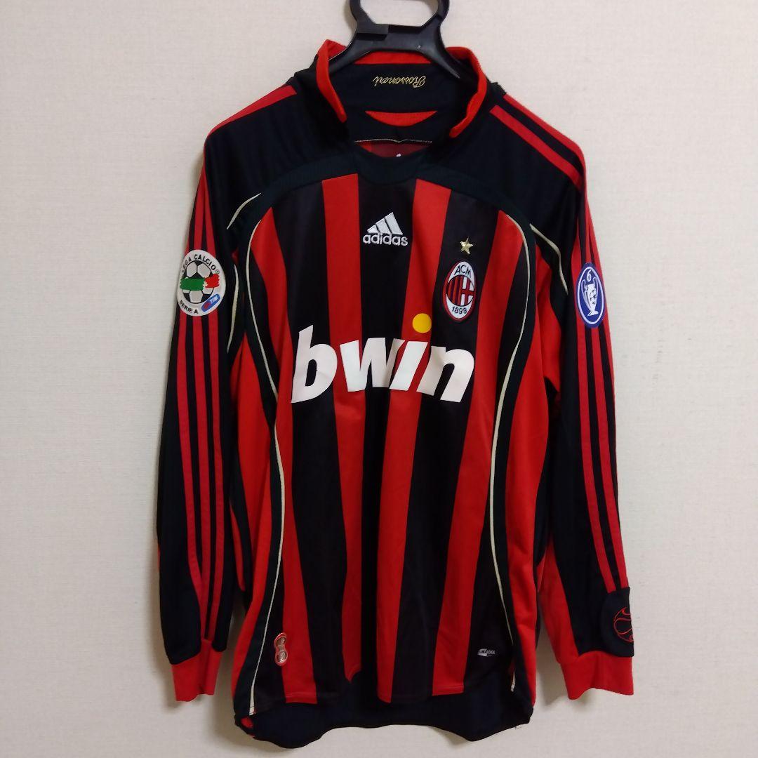 【激レア】ACミラン デル・ピエロ 21番 長袖シャツ ユニフォーム M～L