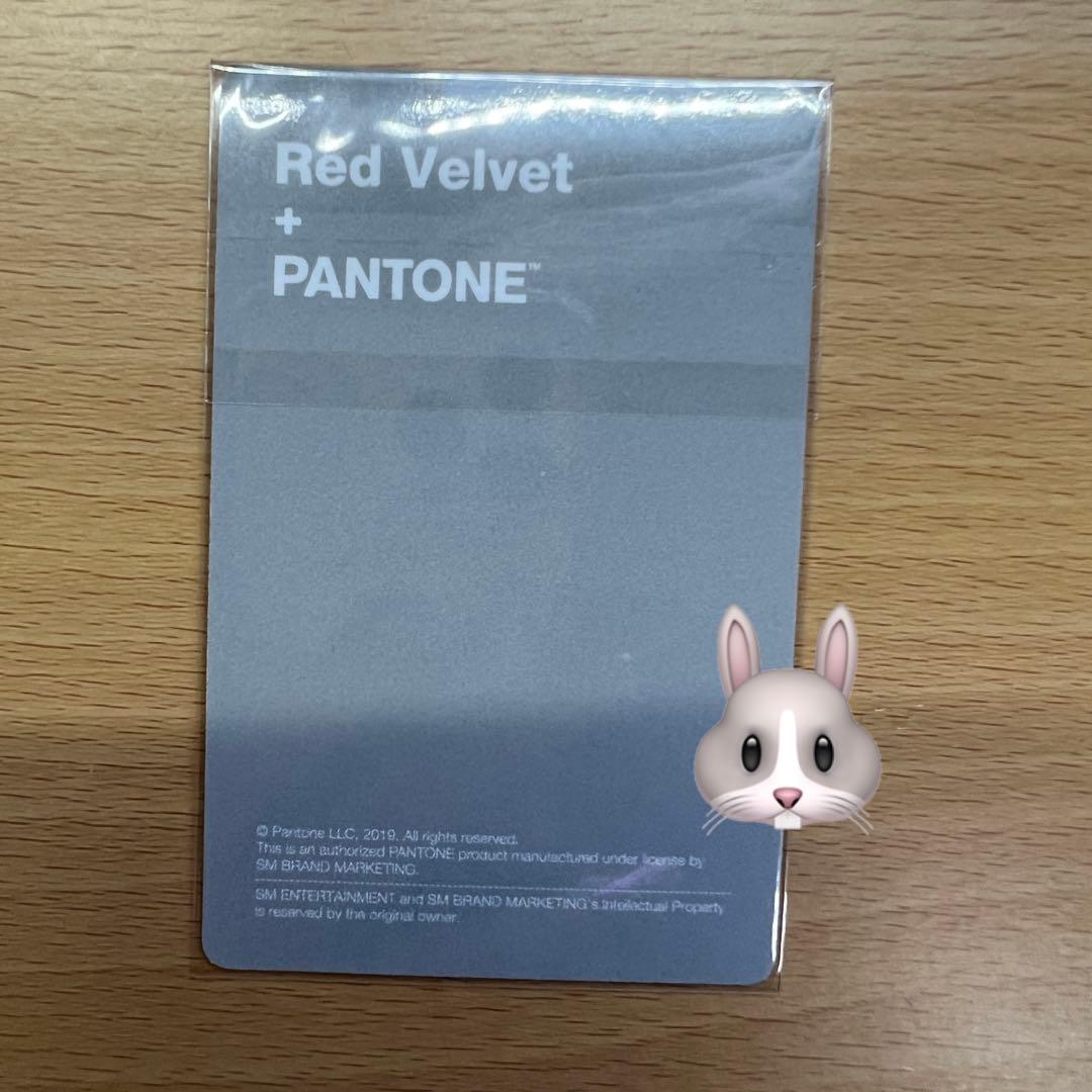 RedVelvet レドベル PANTONE ジョイ トレカ