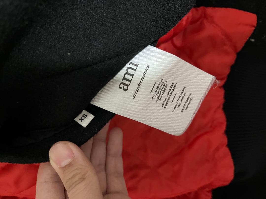 AMI PARIS アミパリ バーシティジャケット スタジャン