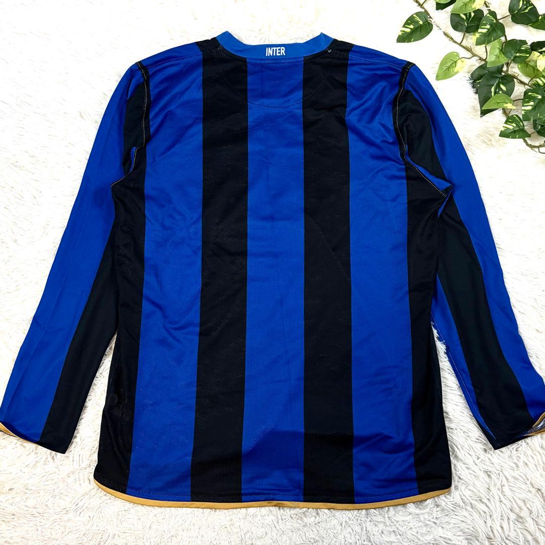 ナイキ インテル ユニフォーム 長袖 08/09 モウリーニョ初年 金ロゴ XL