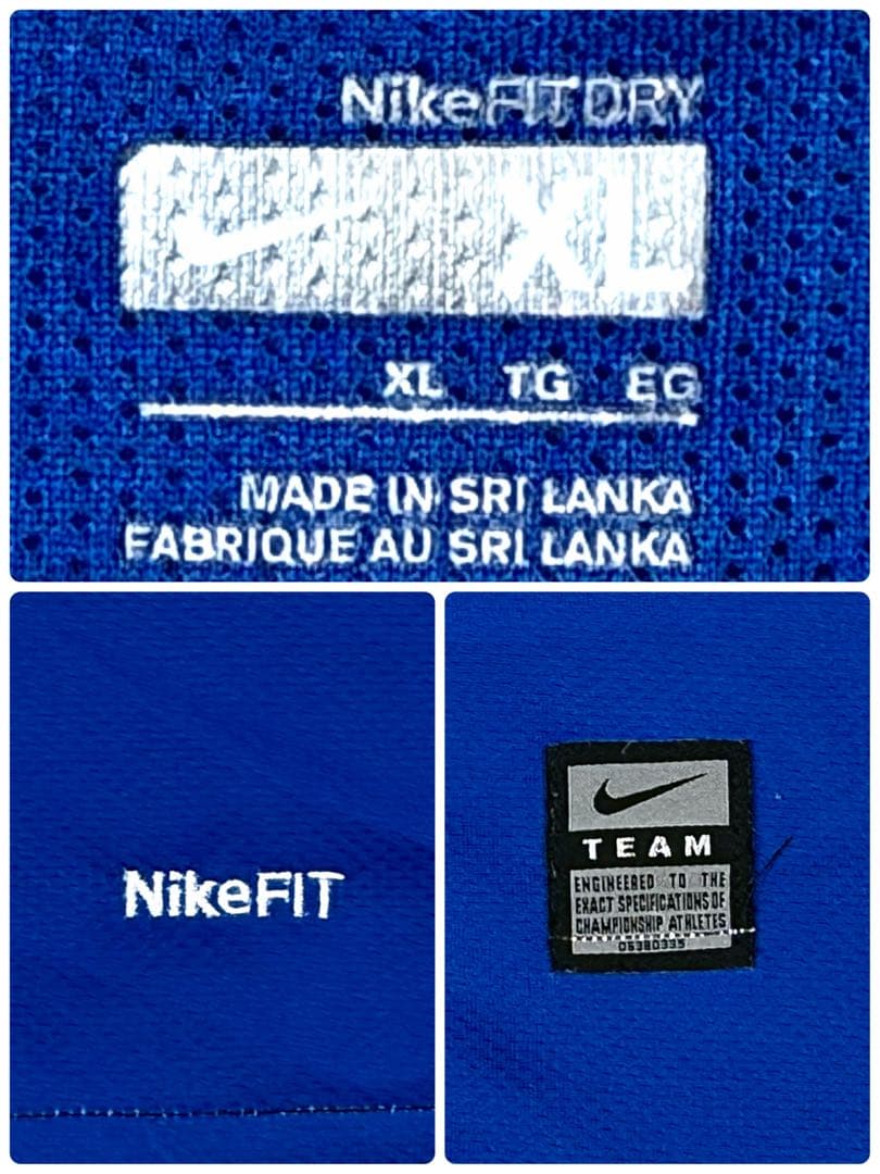 ナイキ インテル ユニフォーム 長袖 08/09 モウリーニョ初年 金ロゴ XL