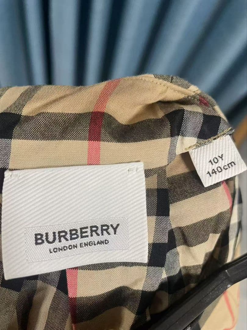 Burberry チェック柄 半袖ワンピース