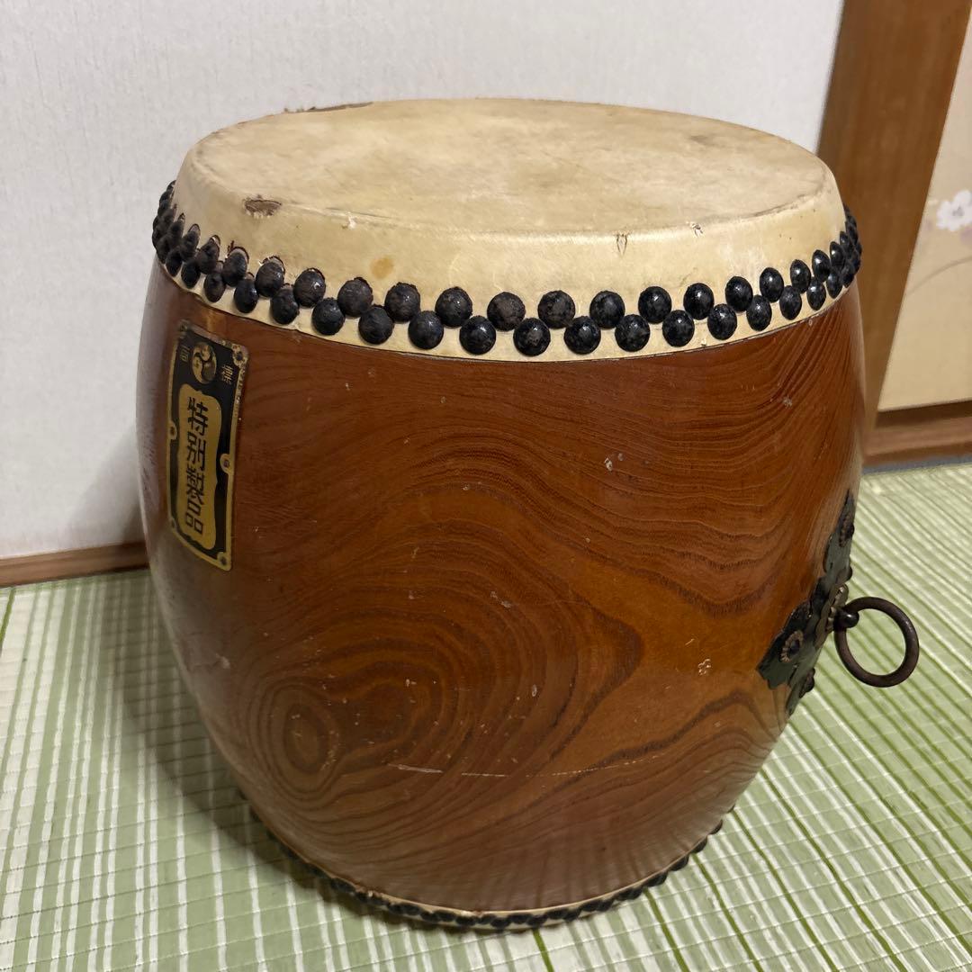 太鼓　和太鼓　特別製品　山慶　祭り　打楽器　レトロ　アンティーク