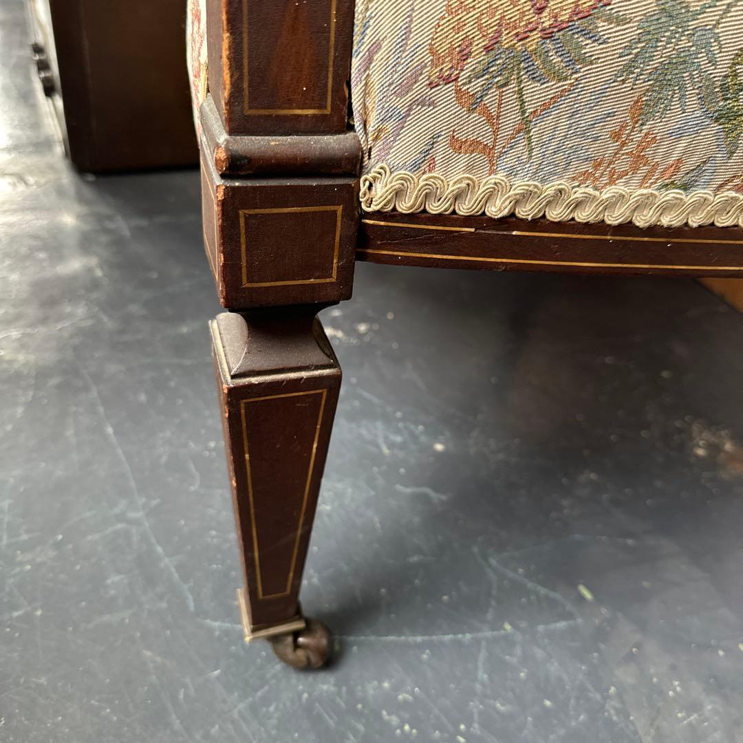 再お値下げ‼️ゴブラン織　素敵なとても座りやすいヴィンテージチェア