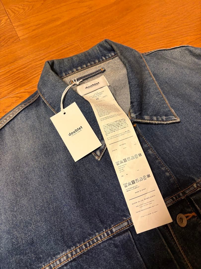 ジャケット・アウター doublet CUT OFF OVERSIZED DENIM JACKET