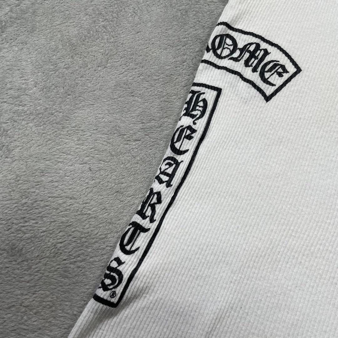 クロムハーツ　ヴァーティカル サイドロゴ タンクトップ ホワイト　S