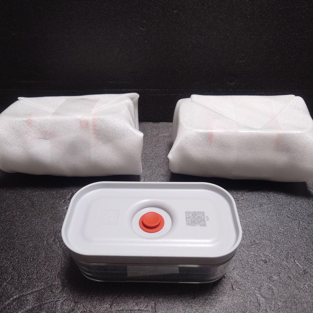 【新品未使用】ツヴィリング ガラス製真空ボックス(M.Sサイズ)　6個セット