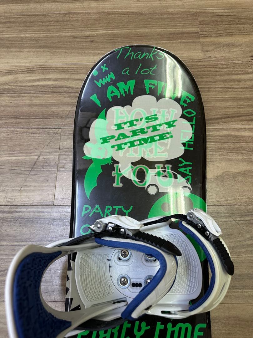 スノーボード SLQ 120cm ビンディングBURTON size JRセット