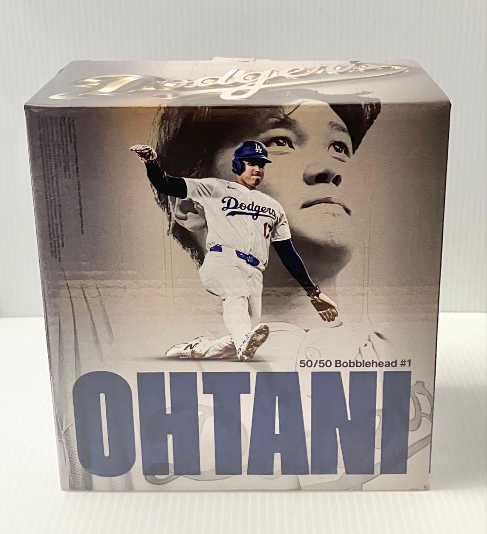 新品 大谷翔平 ボブルヘッド ドジャース 50/50 非売品 オマケ付き