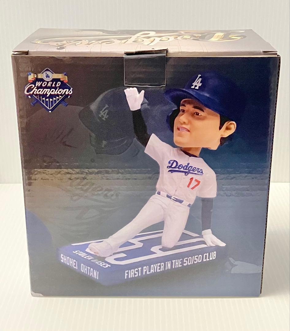 新品 大谷翔平 ボブルヘッド ドジャース 50/50 非売品 オマケ付き