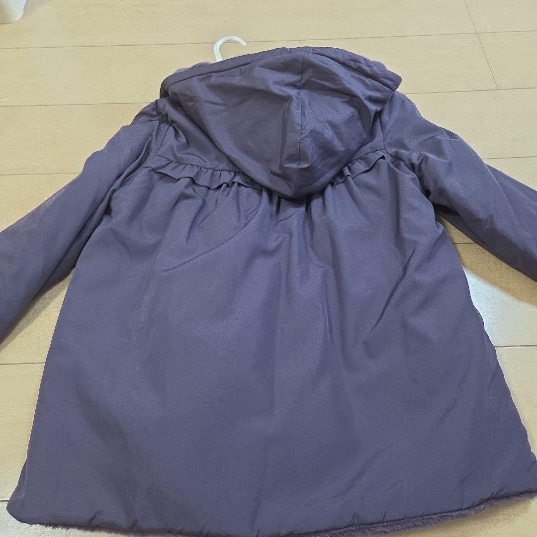 BeBe べべ　くすみムラサキ　ジャケットジャンパー 150