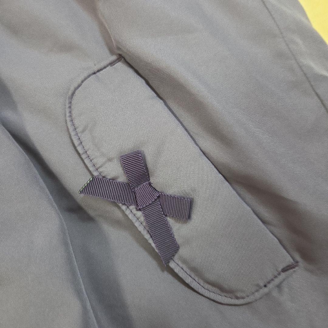 BeBe べべ　くすみムラサキ　ジャケットジャンパー 150