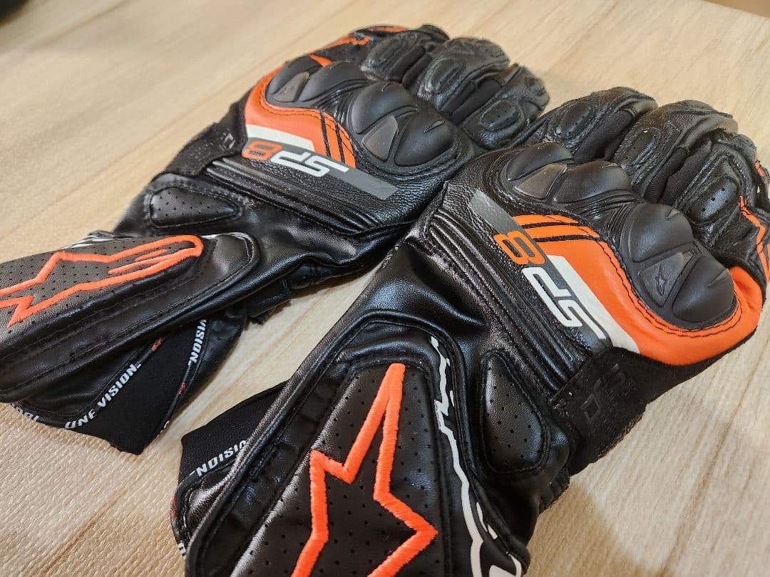 alpinestars BLACK XL SP-8 V3レザーグローブ