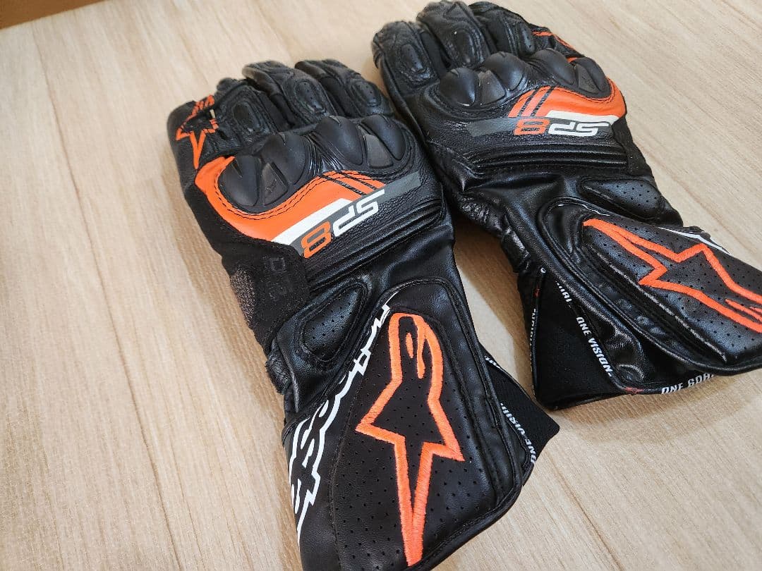alpinestars BLACK XL SP-8 V3レザーグローブ