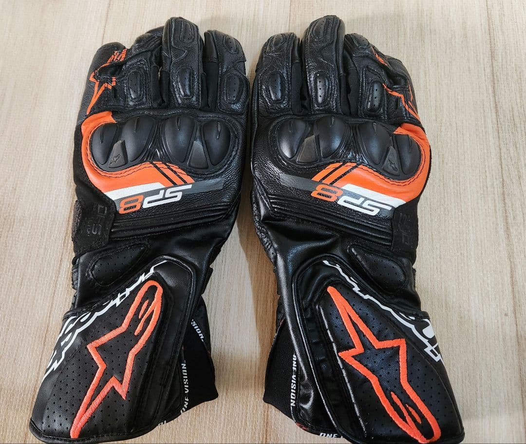 alpinestars BLACK XL SP-8 V3レザーグローブ