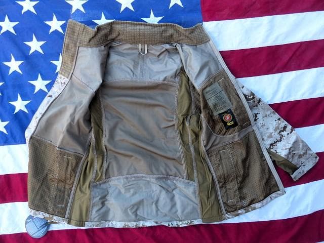 米軍実物　USMC　180S コンバットデザートジャケット S　マーパット　10