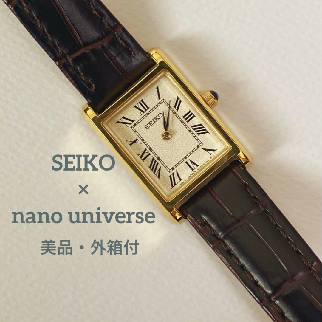 腕時計 セイコー ナノユニバース nanouniverseコラボ SSEH002