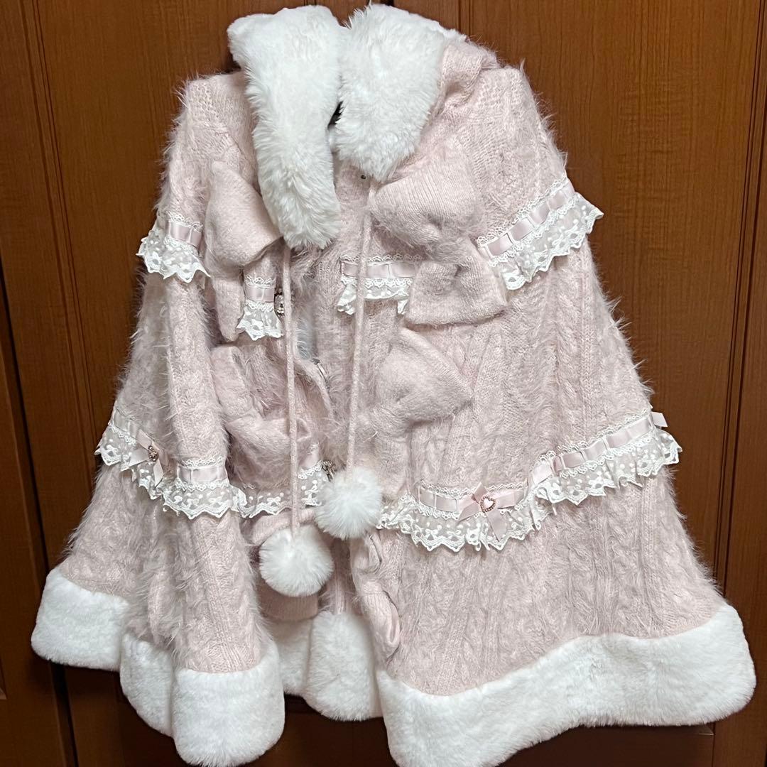 LIZ LISA ピンクポンチョ