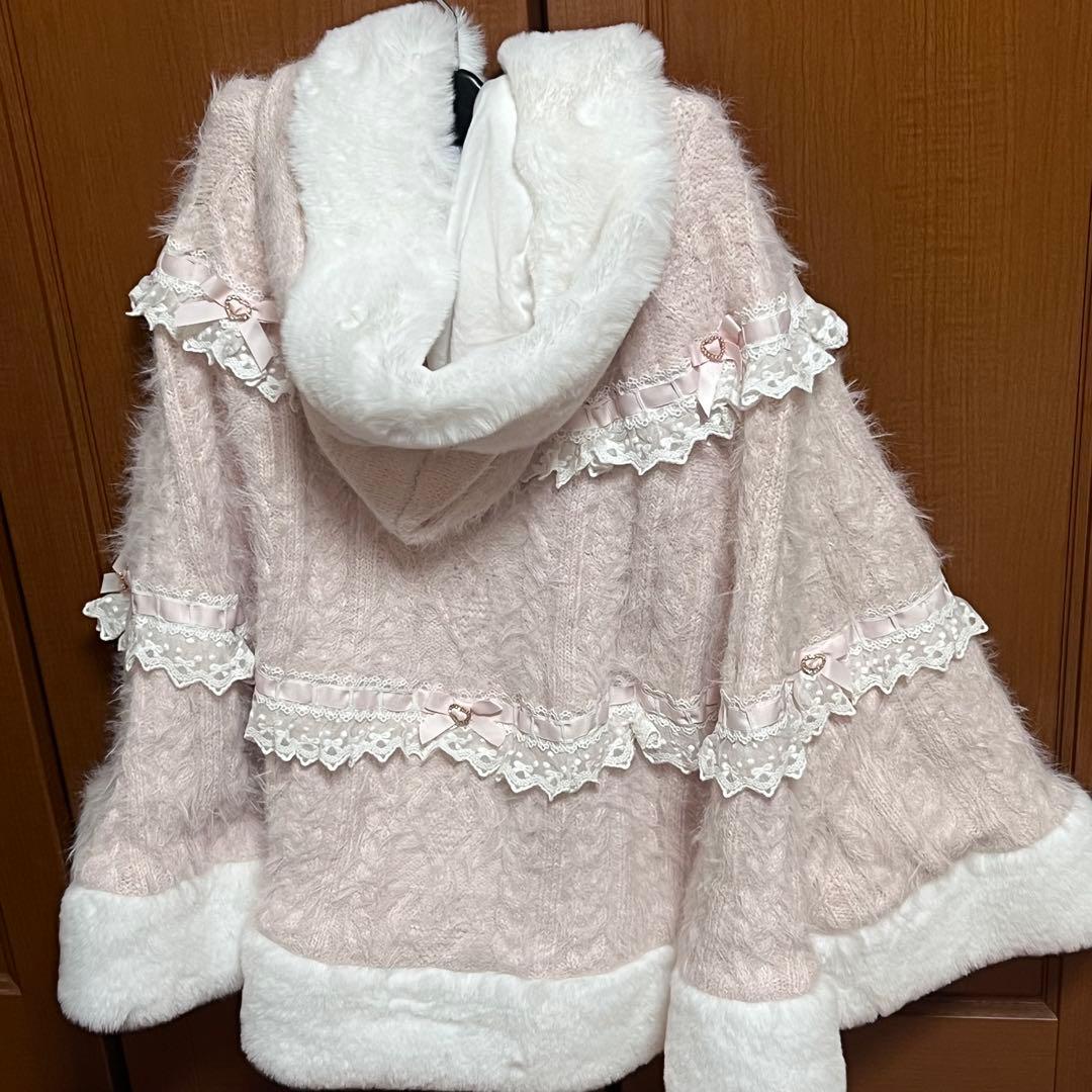 LIZ LISA ピンクポンチョ