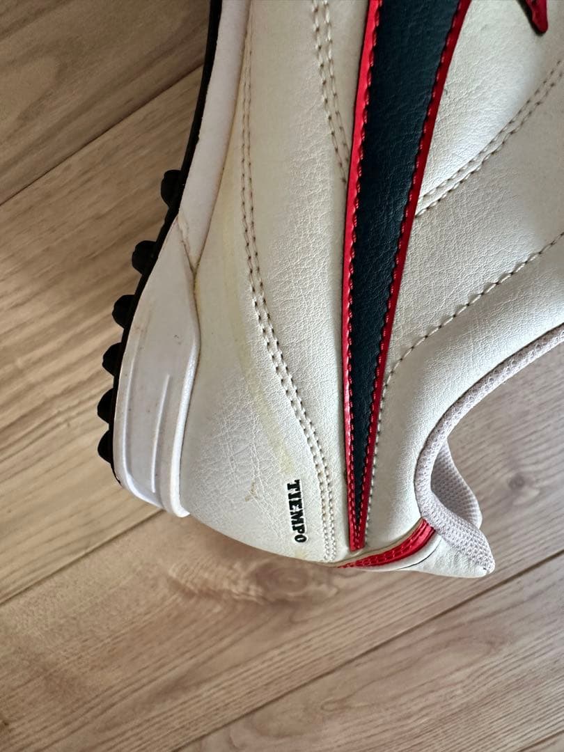 ナイキ ティエンポ ナチュラル III TF(ホワイト×ネイビー)