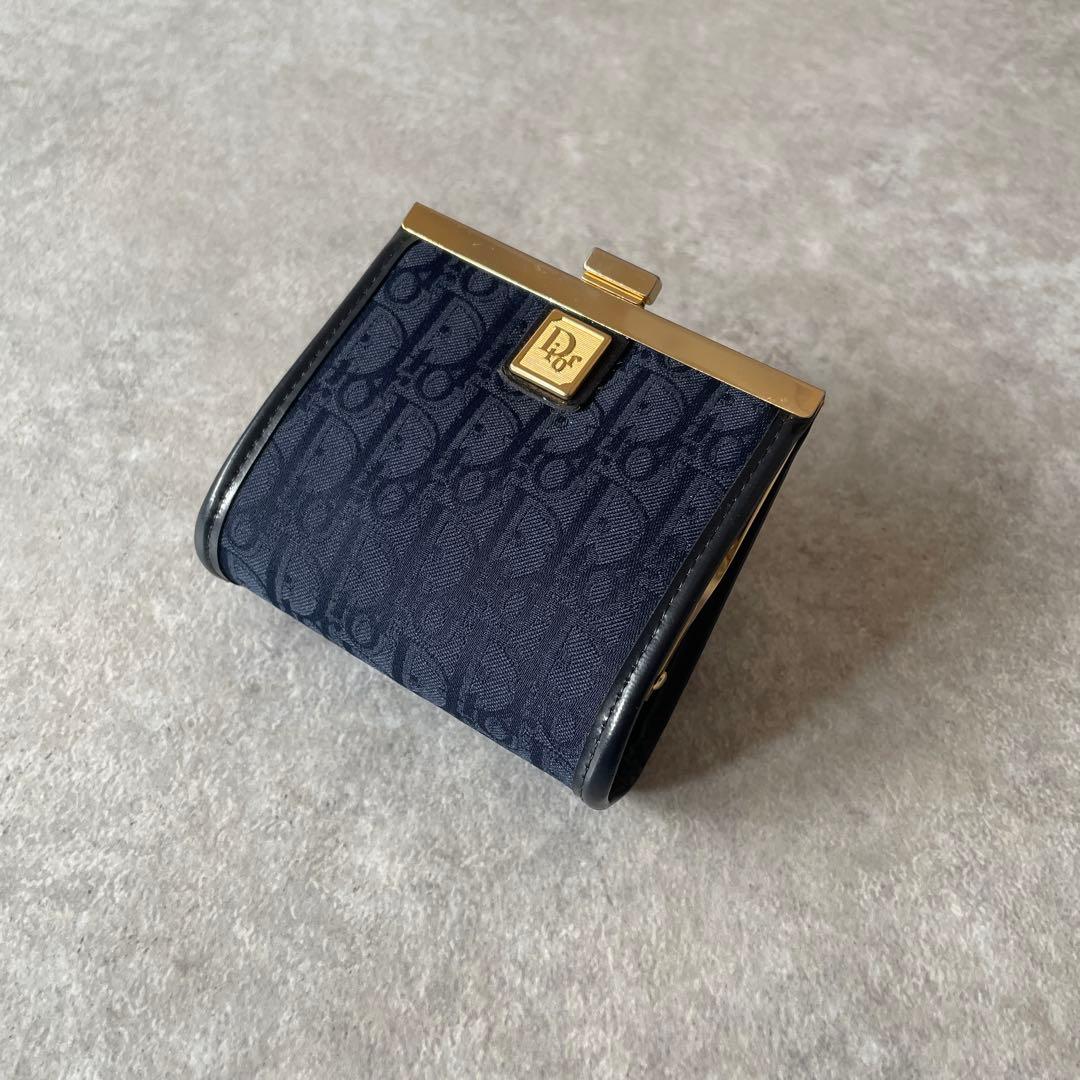 【新品同様】Dior トロッター ケース ネイビー 紺