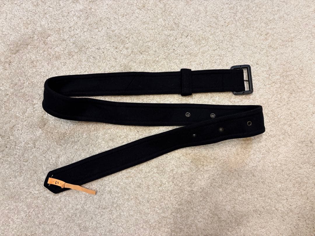 BURBERRY BLACK LABEL　メルトンウール Pコート カシミヤ