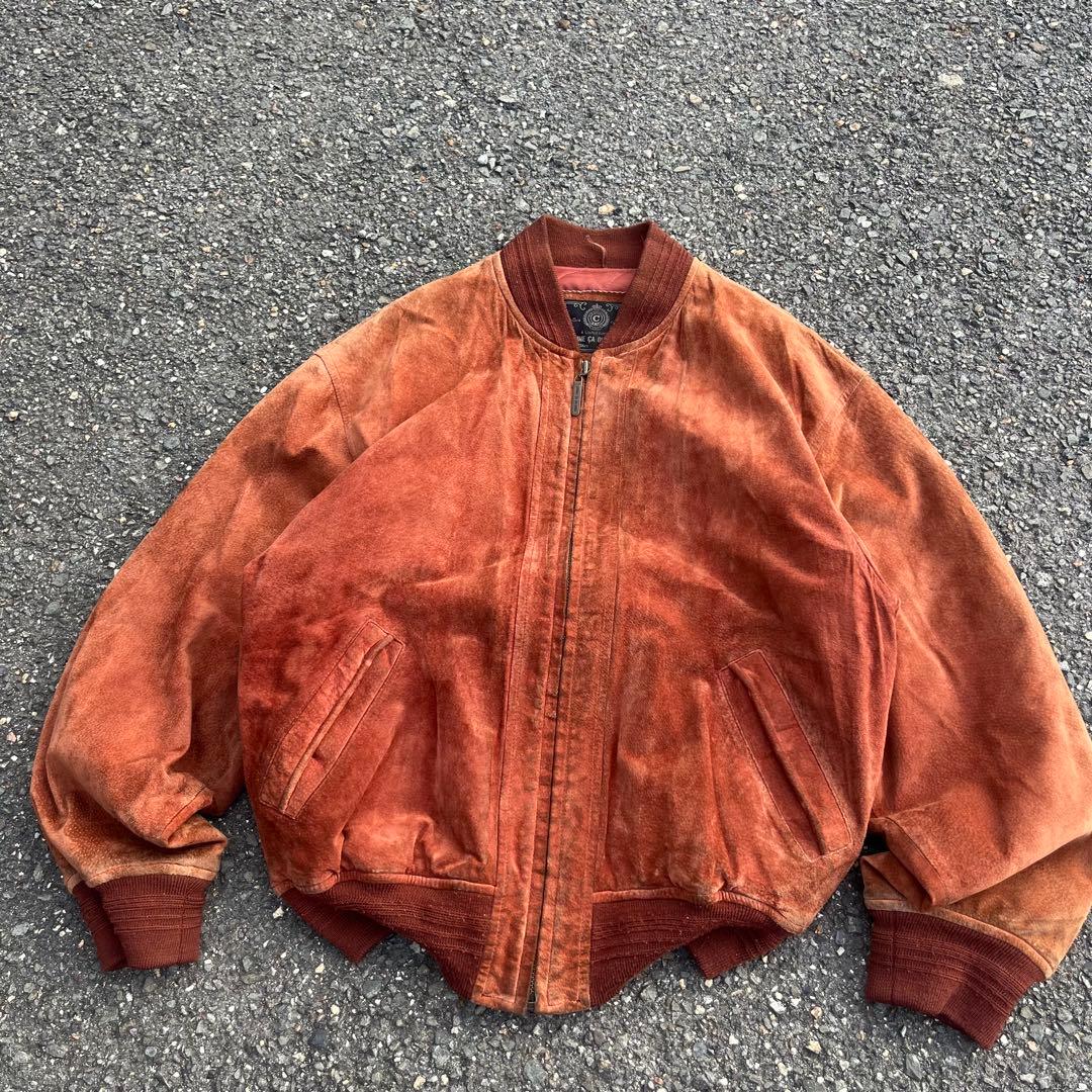 comme ca du mode レザージャケット　短丈　90s フライト　古着