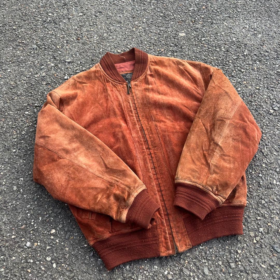 comme ca du mode レザージャケット　短丈　90s フライト　古着