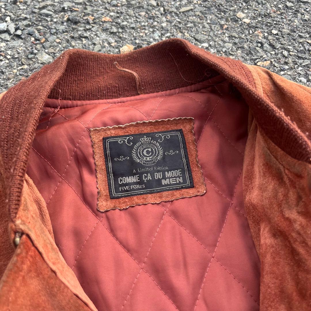 comme ca du mode レザージャケット　短丈　90s フライト　古着