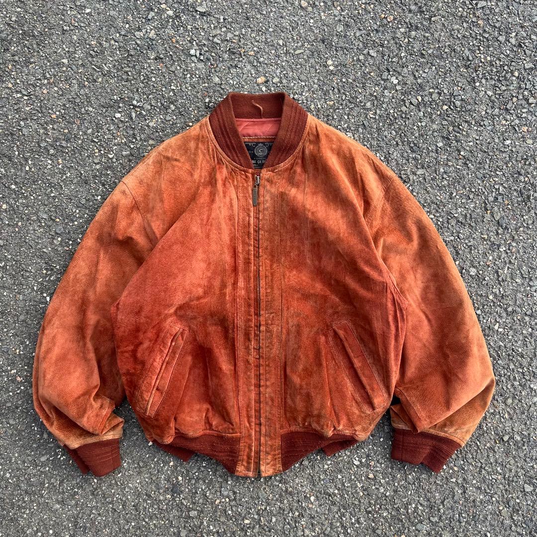 comme ca du mode レザージャケット　短丈　90s フライト　古着