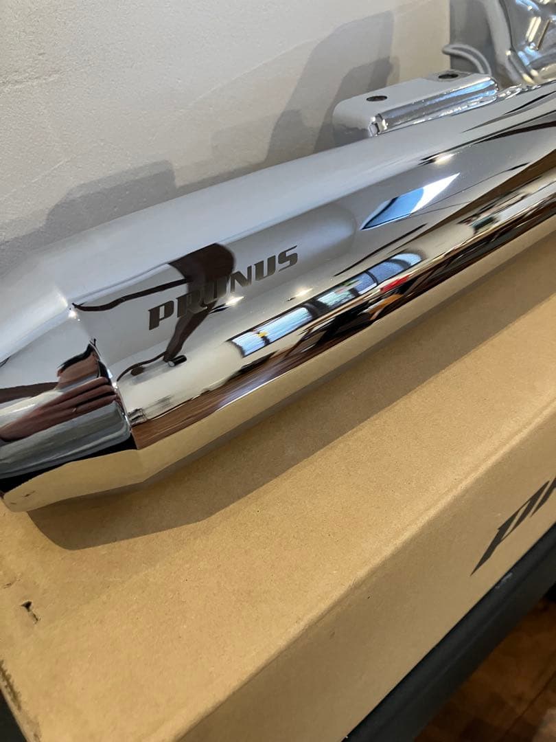 【ほぼ未使用】SR400 プラナス　キャブ車PRUNUS メガホンマフラー