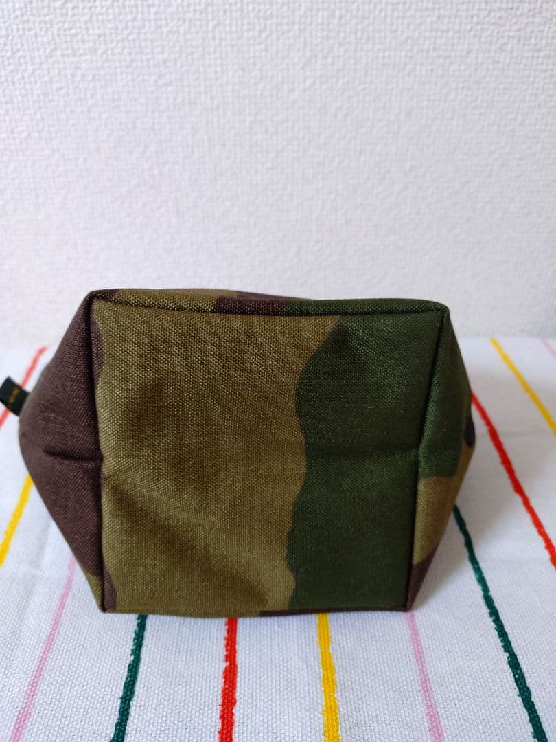 未使用Herve Chapelier 舟形ショルダーバッグ XS カモフラ