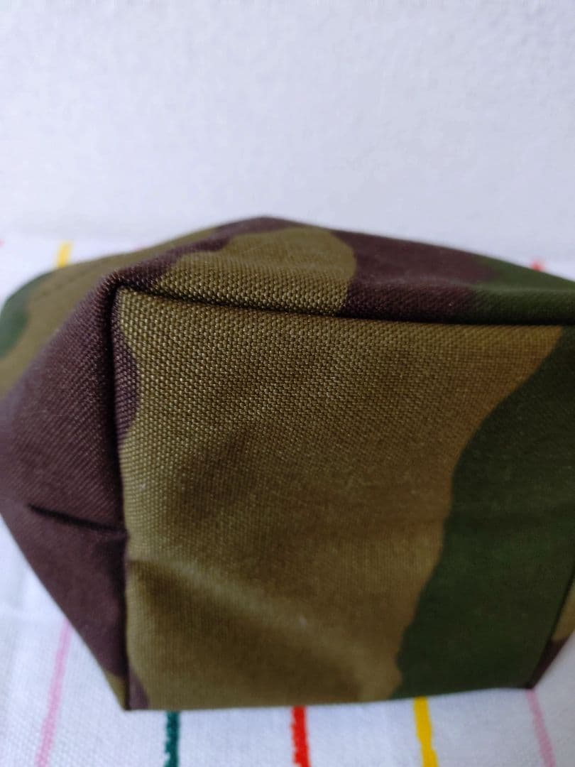 未使用Herve Chapelier 舟形ショルダーバッグ XS カモフラ