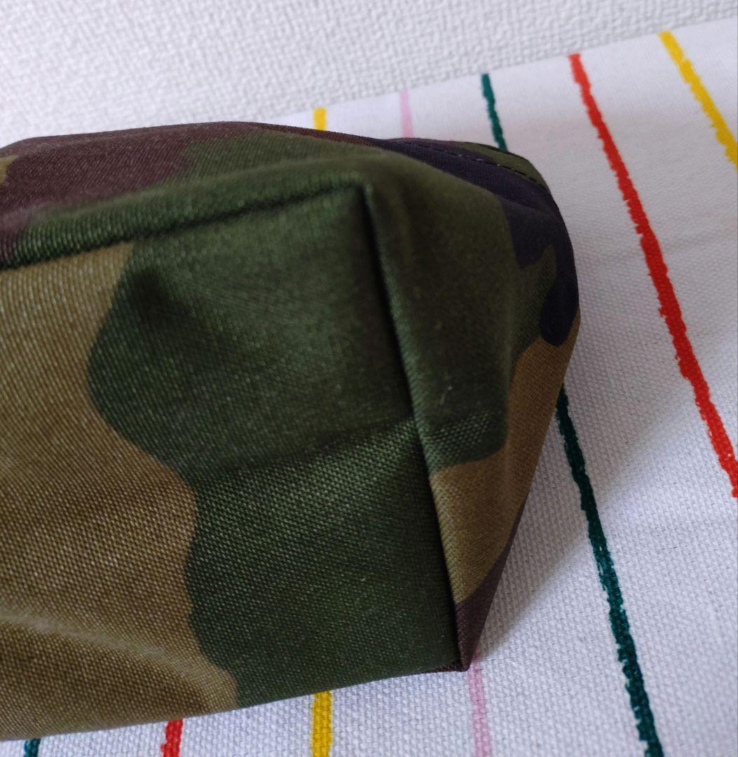 未使用Herve Chapelier 舟形ショルダーバッグ XS カモフラ