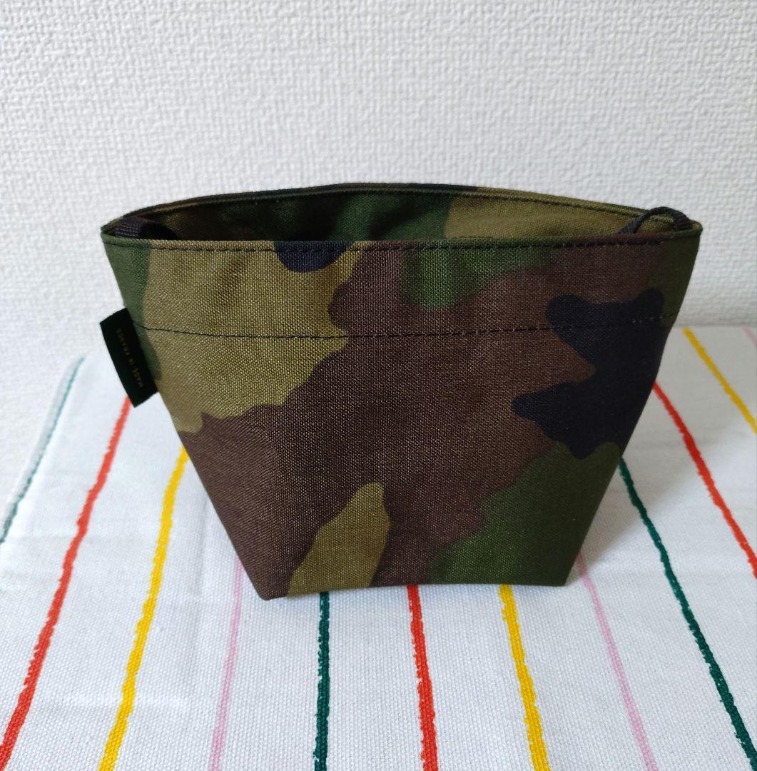 未使用Herve Chapelier 舟形ショルダーバッグ XS カモフラ