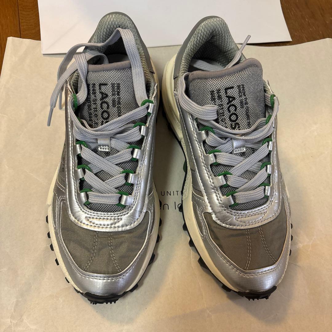 アダムエロペ✖️ラコステ　 シルバースニーカー