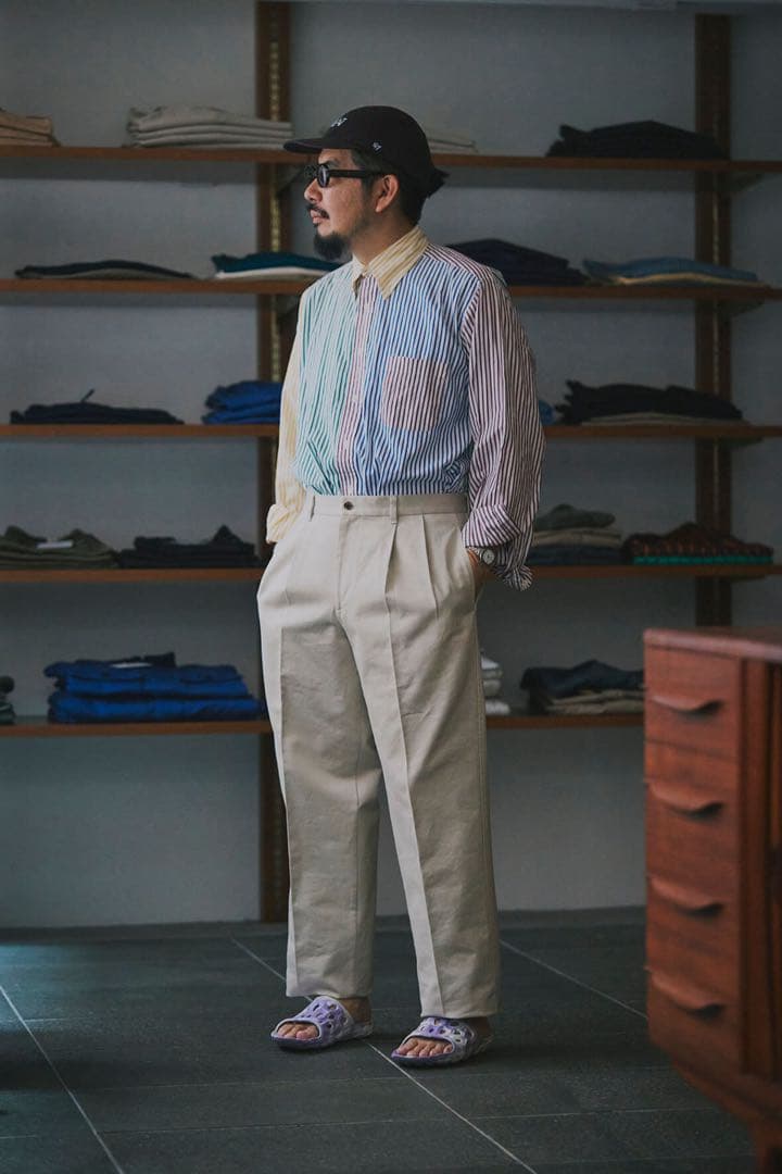 NEAT × Brooks Brothers コラボ チノ オフホワイト M