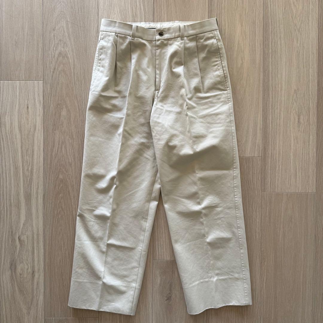 NEAT × Brooks Brothers コラボ チノ オフホワイト M