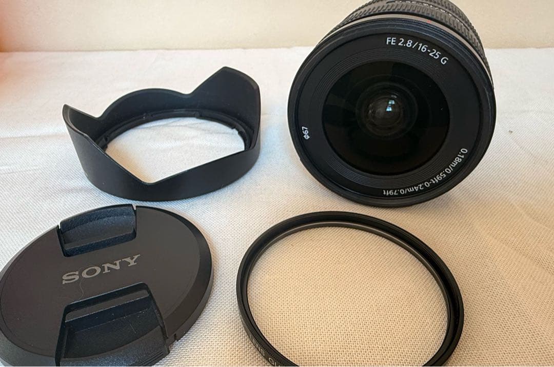 SONY FE 16-25mm F2.8 G レンズ保護フィルター付