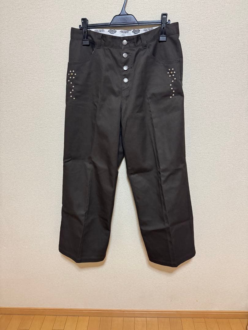 キタしん 完売品 BADWAY✖️Dickies スタッツワークパンツ